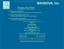 Tablet Screenshot of magnova.com